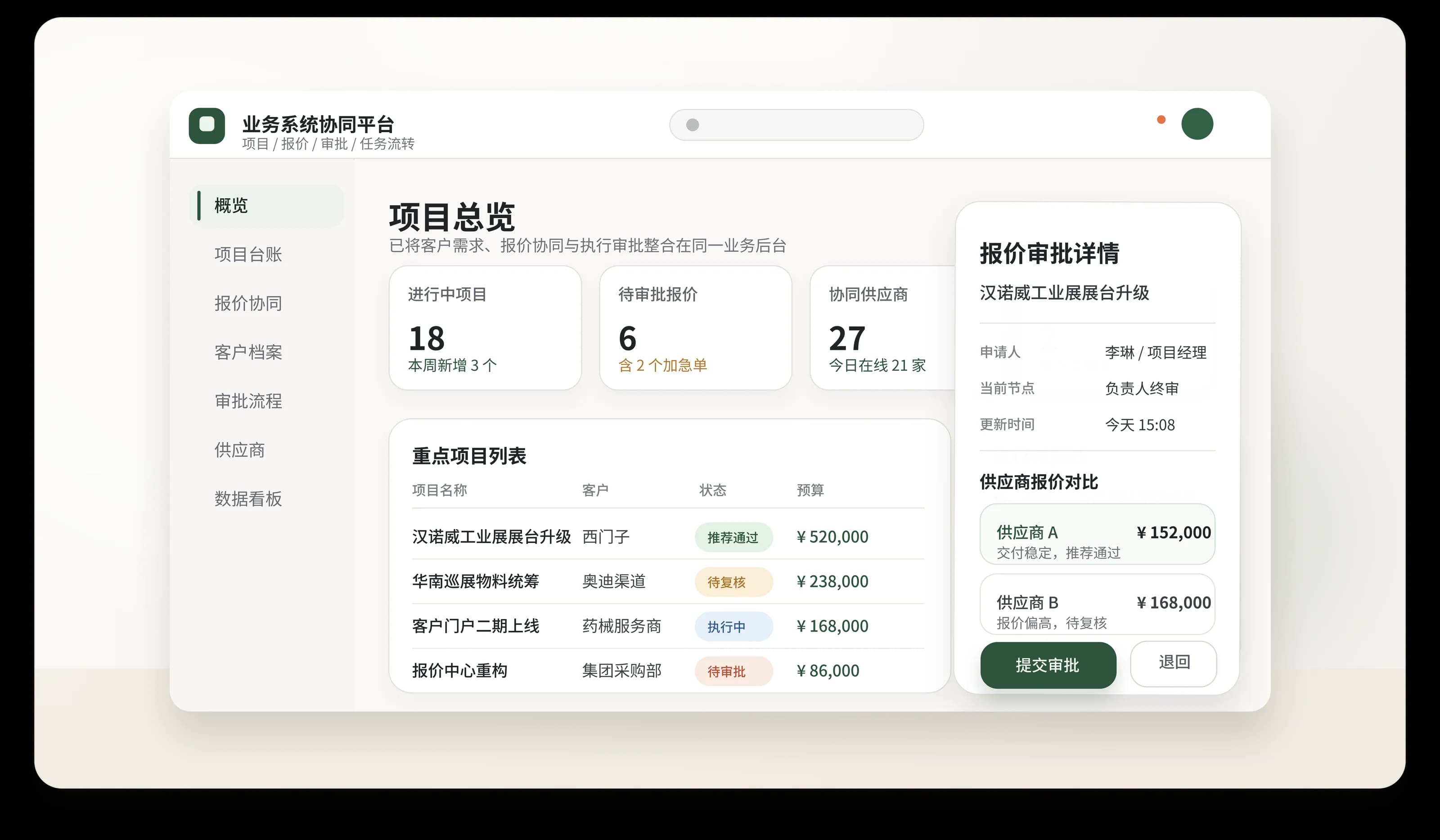 业务系统后台占位图